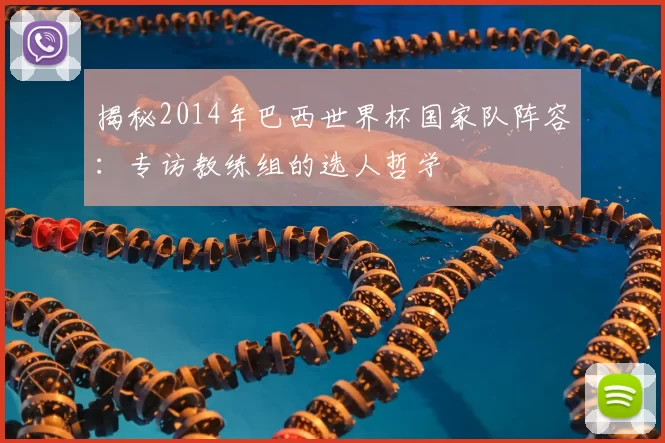 揭秘2014年巴西世界杯国家队阵容:专访教练组的选人哲学