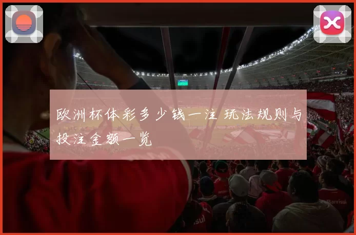 欧洲杯体彩多少钱一注 玩法规则与投注金额一览