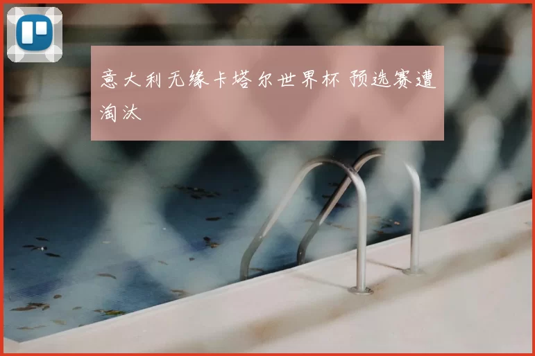 意大利无缘卡塔尔世界杯 预选赛遭淘汰